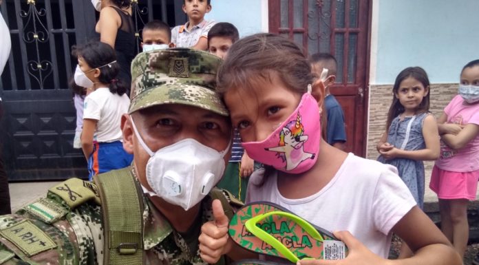 *Para el Ejército Nacional la sonrisa de los niños es su prioridad*