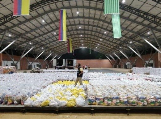 Distribuyen 1.100 ayudas alimentarias para los adultos mayores de 70 años en el Meta