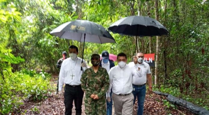 Acaba de ser liberada la Cabo del Ejército, Nubia Alejandra López Correa