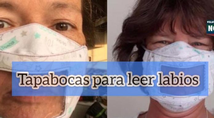 Ingeniosa mujer creó tapabocas que les permite a los sordos leer los labios.