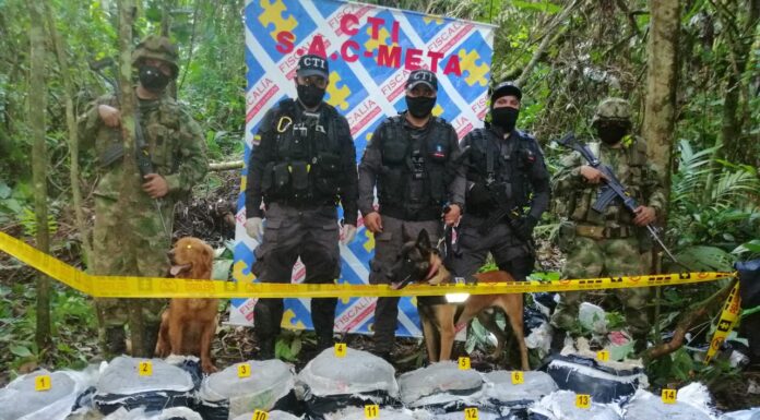 TRABAJO CONJUNTO C.T.I. META Y BATALLON DE INFANTERIA 29 PERMITE HALLAR 540 KILOS DE EXPLOSIVOS EN ZONA RURAL LA URIBE – META