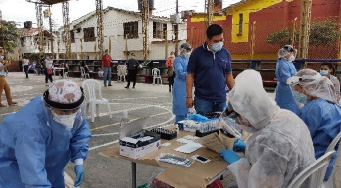 DETECTADOS EN EL BARRIO SANTA MARTHA 75 CASOS POSITIVOS PARA COVID-19 DURANTE LAS PRUEBAS REALIZADAS