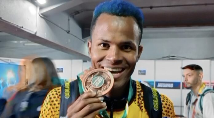 Metense, Carlos Sanmartín, ganó bronce en los panamericanos de atletismo en Chile