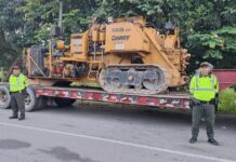 Incautación maquinaria amarilla