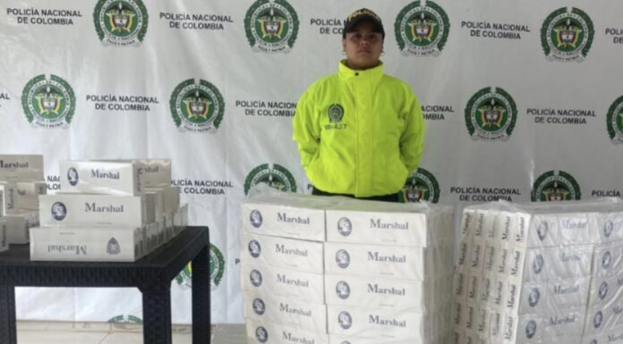 18 millones de pesos incautados en contrabando de cigarrillos en el Meta