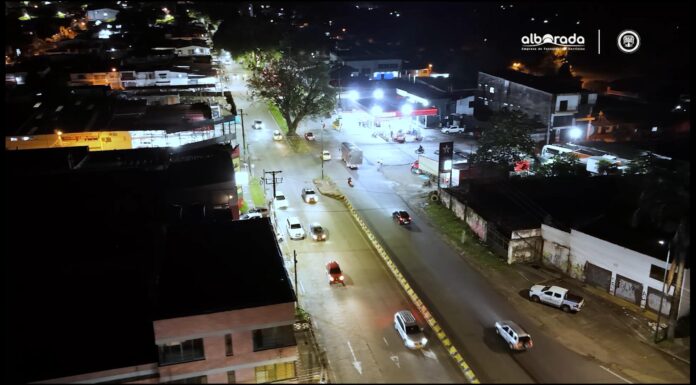 Como son las tres fases para la modernización de alumbrado en la avenida al llano