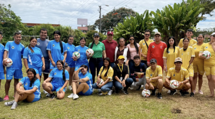 Jóvenes de Lejanías construyen paz en equipo con la Gobernación del Meta
