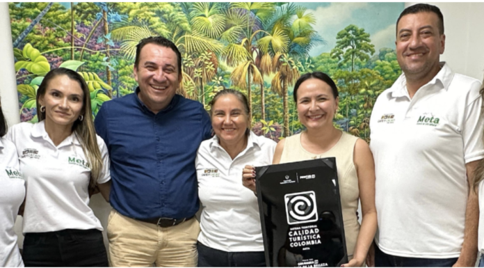 Meta recibe reconocimiento nacional en calidad turística