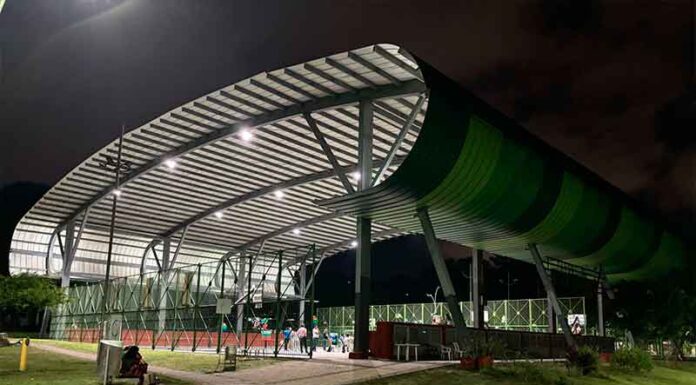 Como se ven los escenarios con el nuevo cambio de luminarias LED en Villavicencio