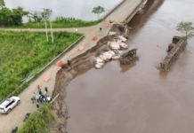 Gobernación del Meta inicia obras de emergencia para recuperar la movilidad entre Puerto López y Cabuyaro tras afectación en el acceso al puente Humea.