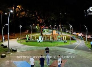 Alborada inicia la modernización del alumbrado publico en la avenida 40 de villavicencio